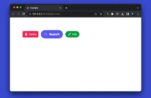 Tailwind CSS: Create Buttons with Text and Icons Inside